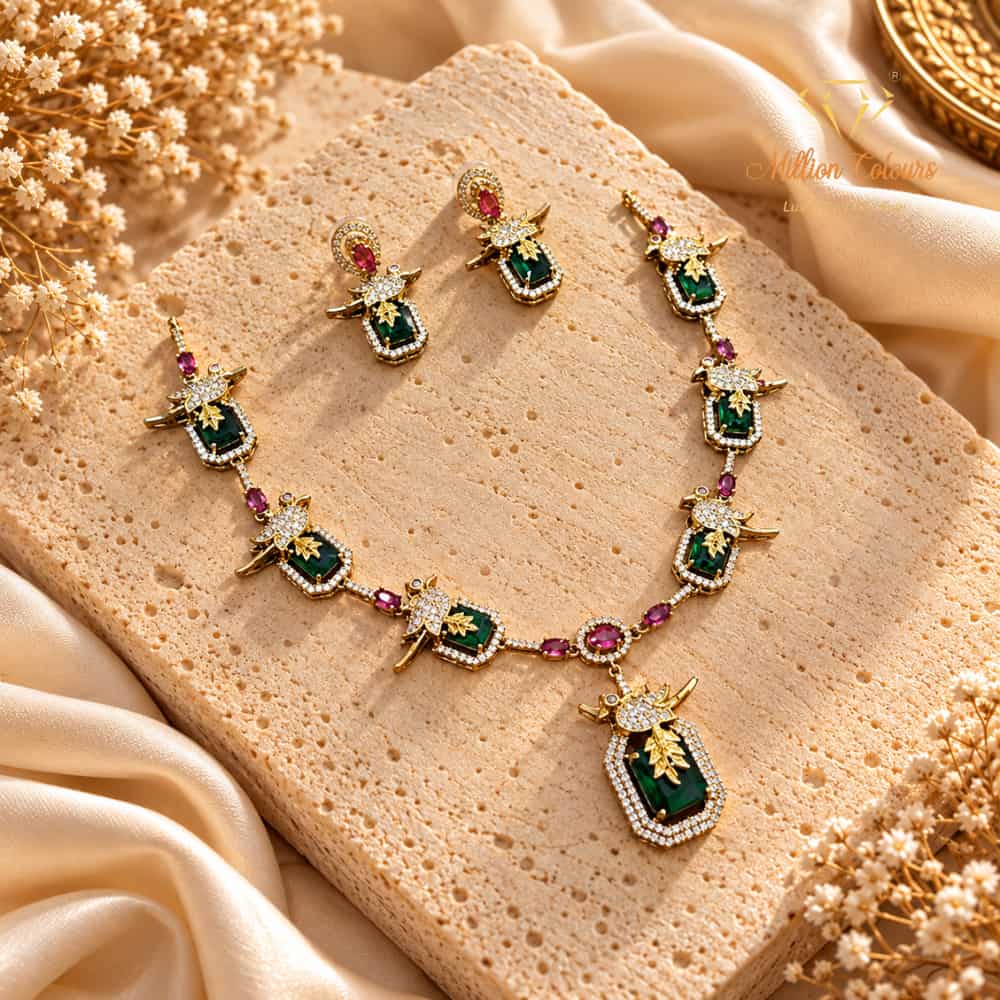 Cz Ad Necklace For Womens And Girls By Million Colours