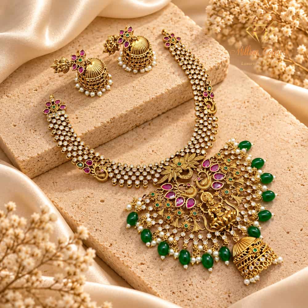 Cz Ad Necklace For Womens And Girls By Million Colours