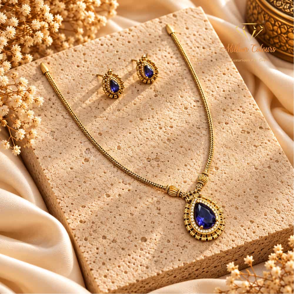 Cz Ad Necklace For Womens And Girls By Million Colours