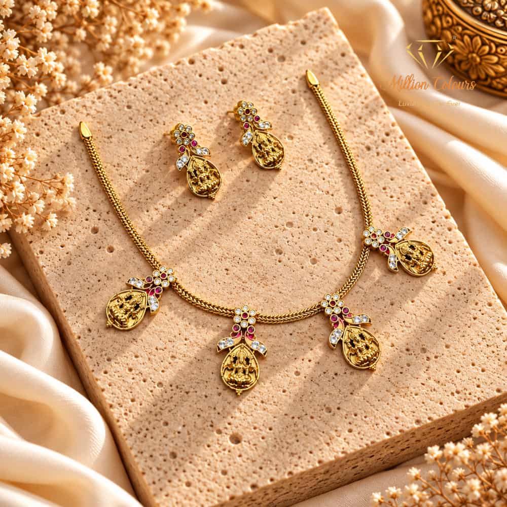 Cz Ad Necklace For Womens And Girls By Million Colours