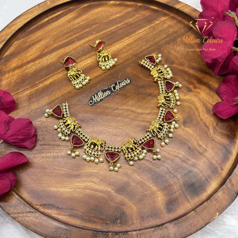 Cz Ad Necklace For Womens And Girls By Million Colours
