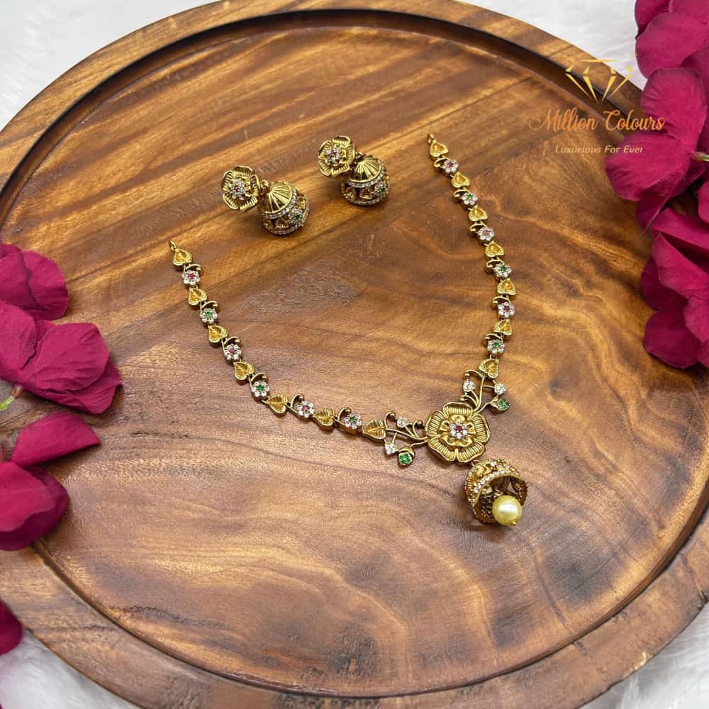 Cz Ad Necklace For Womens And Girls By Million Colours