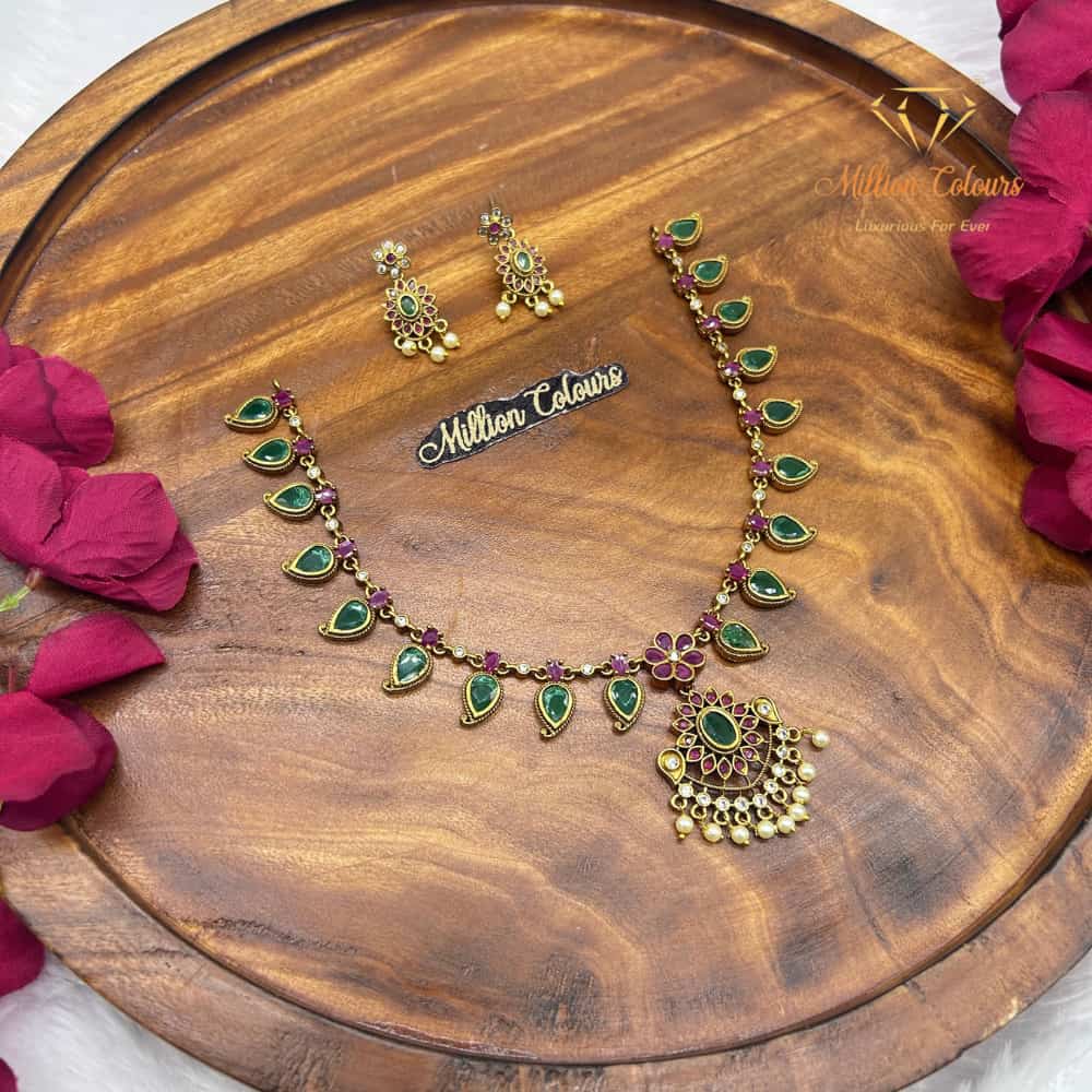 Cz Ad Necklace For Womens And Girls By Million Colours