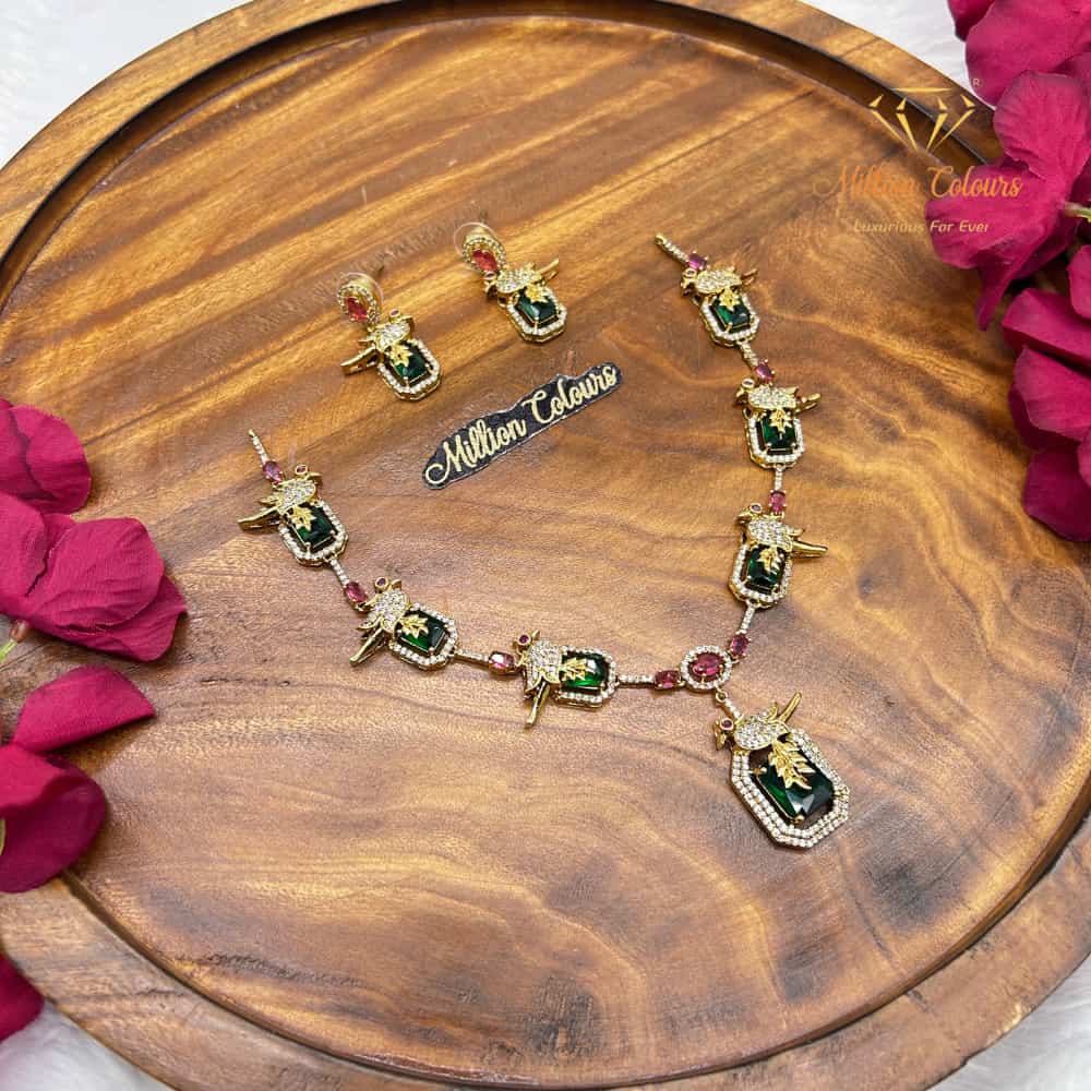 Cz Ad Necklace For Womens And Girls By Million Colours
