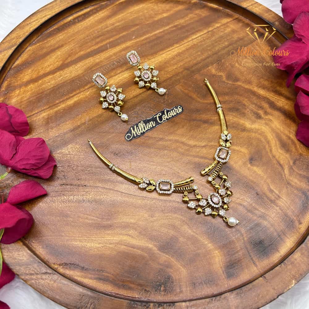 Cz Ad Necklace For Womens And Girls By Million Colours
