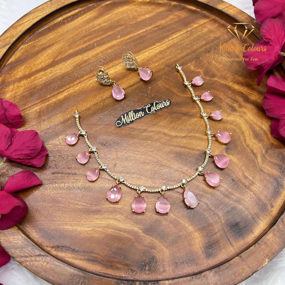 Cz Ad Necklace For Womens And Girls By Million Colours