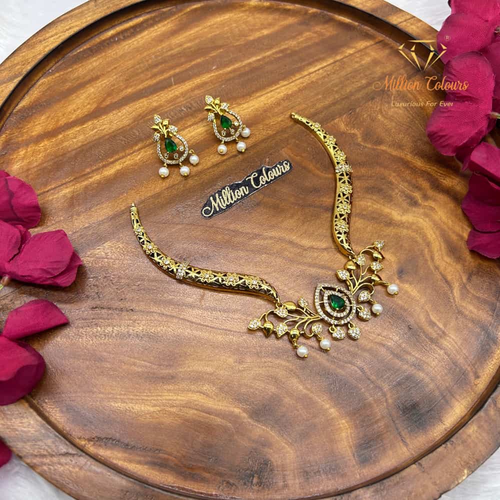 Cz Ad Necklace For Womens And Girls By Million Colours