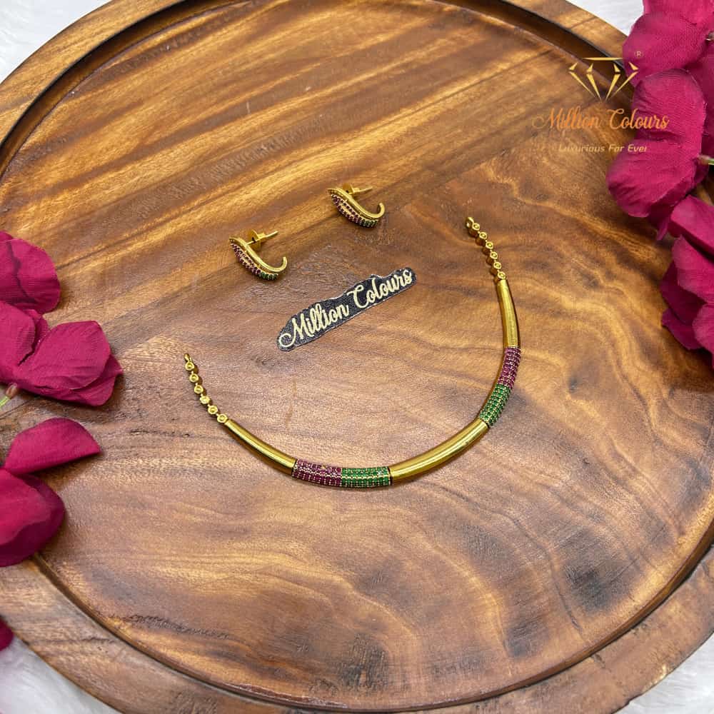 Cz Ad Necklace For Womens And Girls By Million Colours