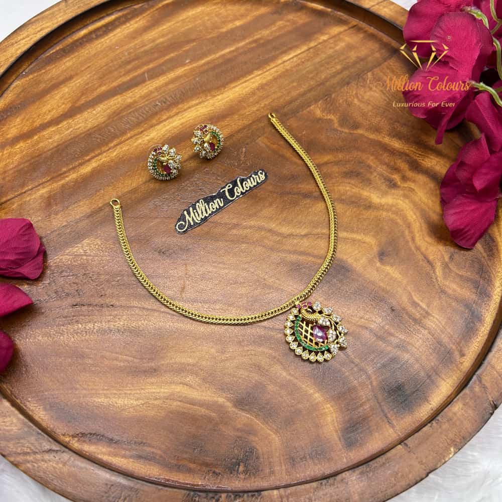 Cz Ad Necklace For Womens And Girls By Million Colours