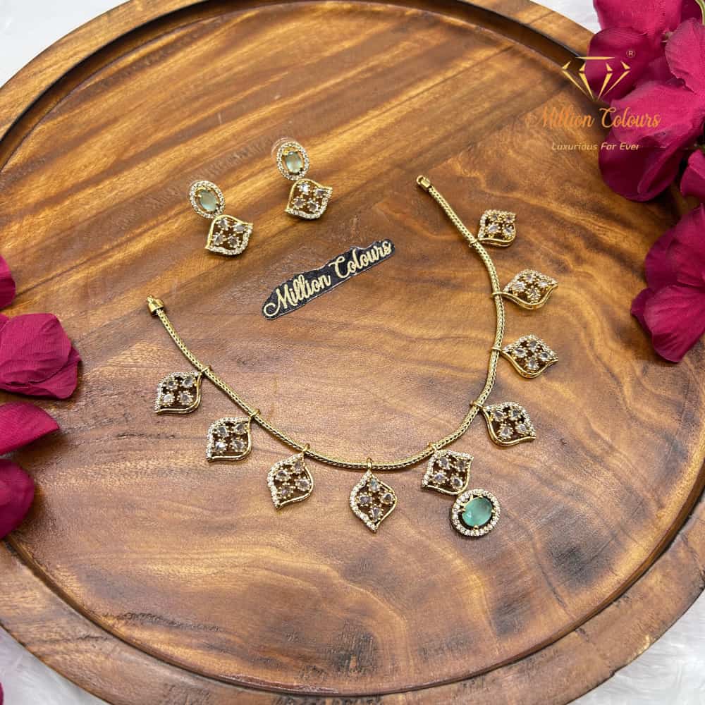 Cz Ad Necklace For Womens And Girls By Million Colours