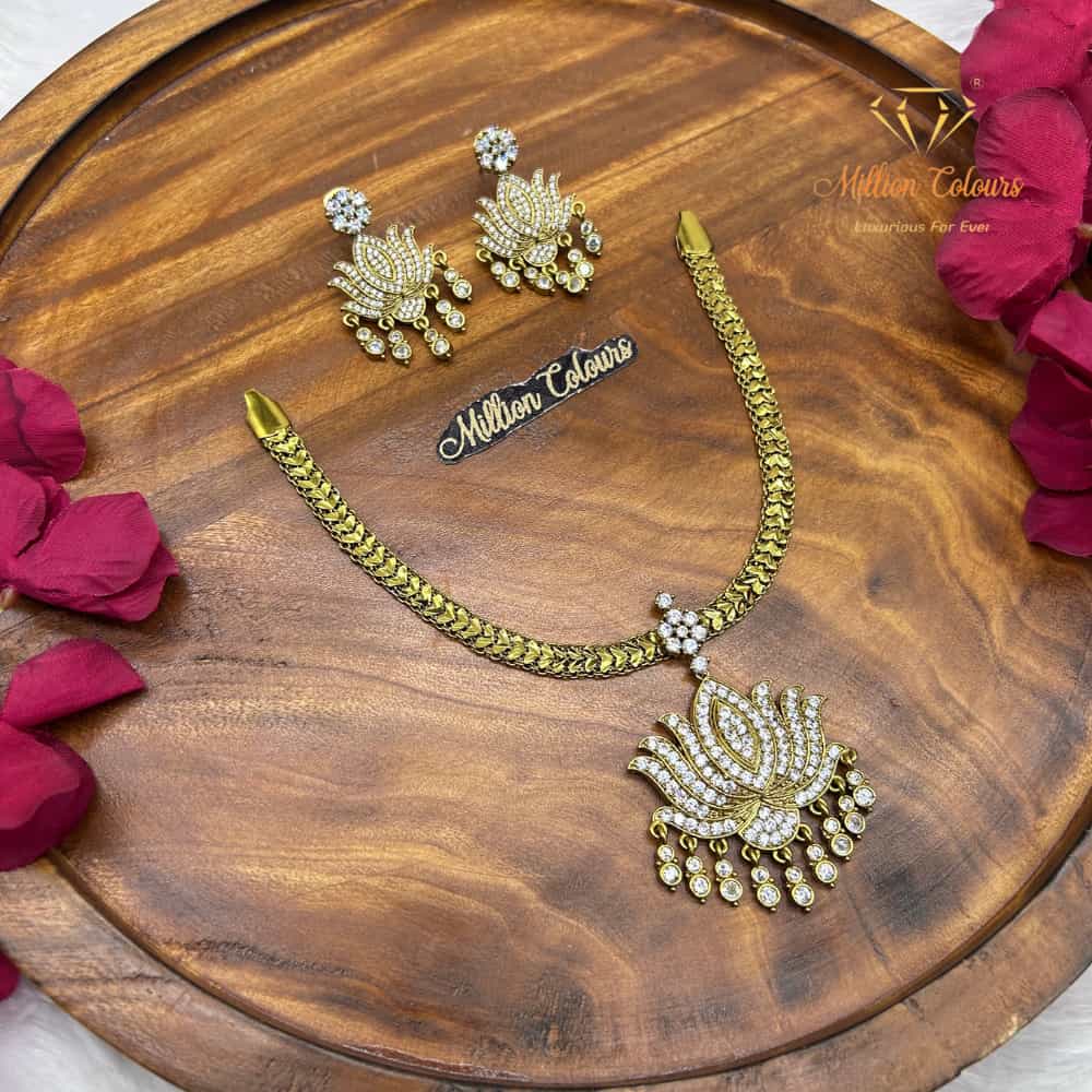 Cz Ad Necklace For Womens And Girls By Million Colours