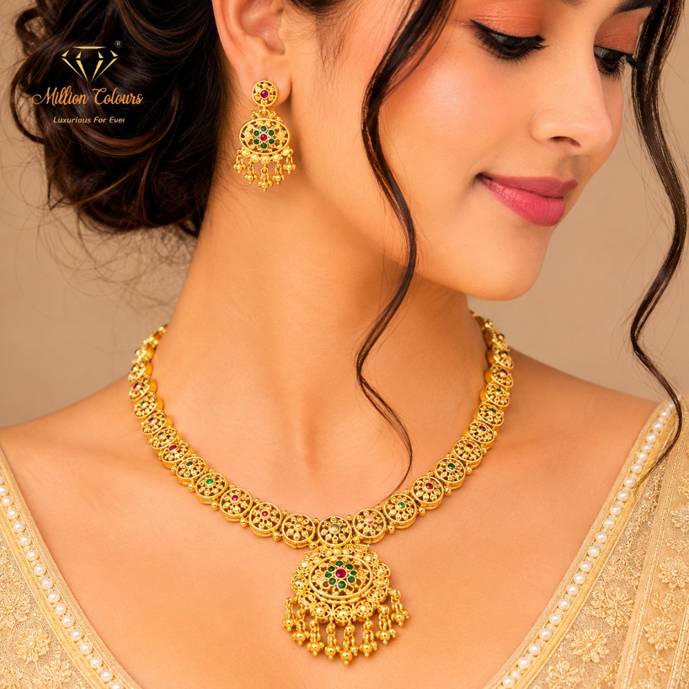 Faming Necklace For Womens By Million Colours
