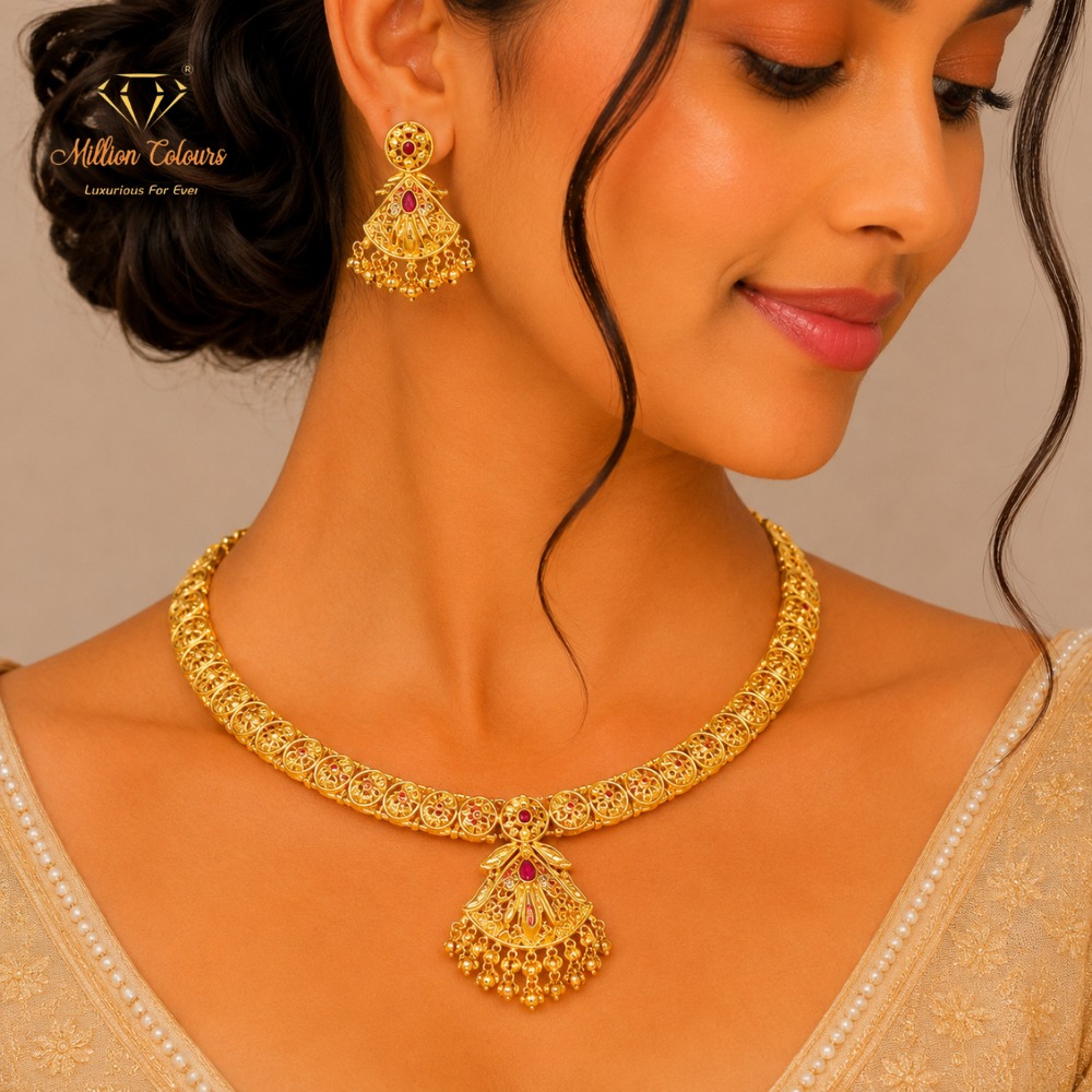Faming Necklace For Womens By Million Colours