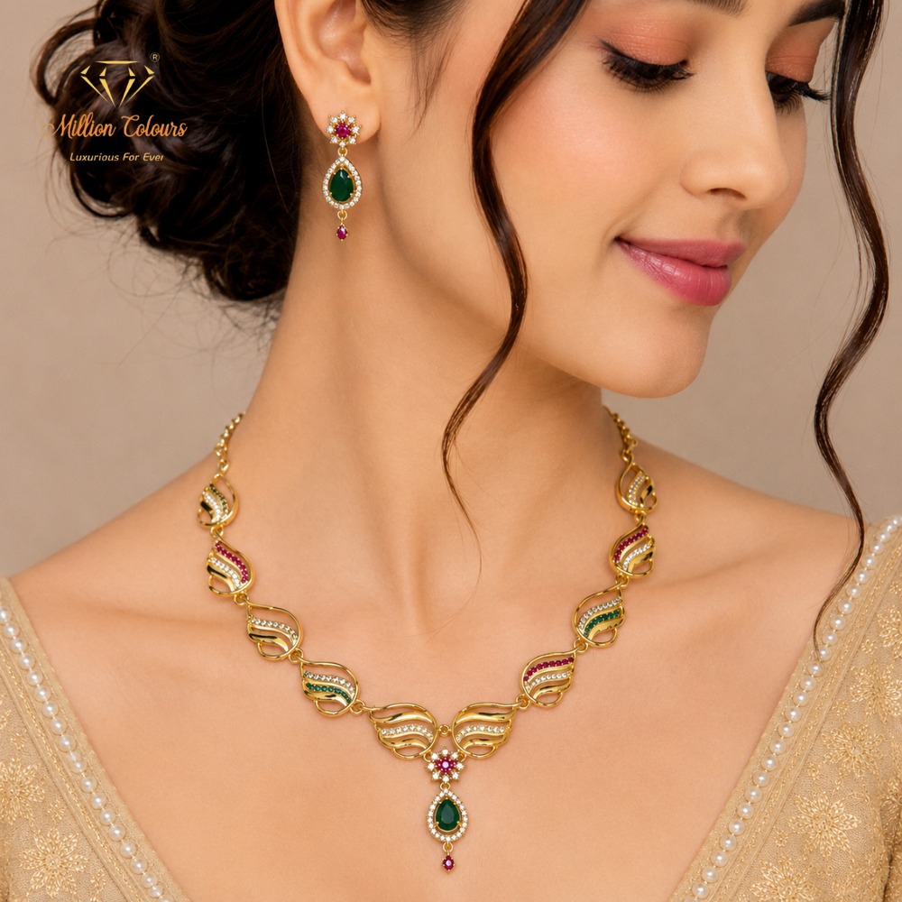 Faming Necklace For Womens By Million Colours