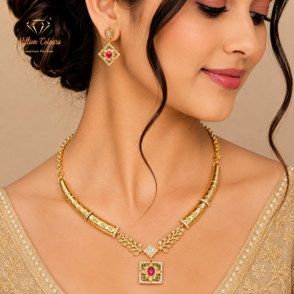 Faming Necklace For Womens By Million Colours