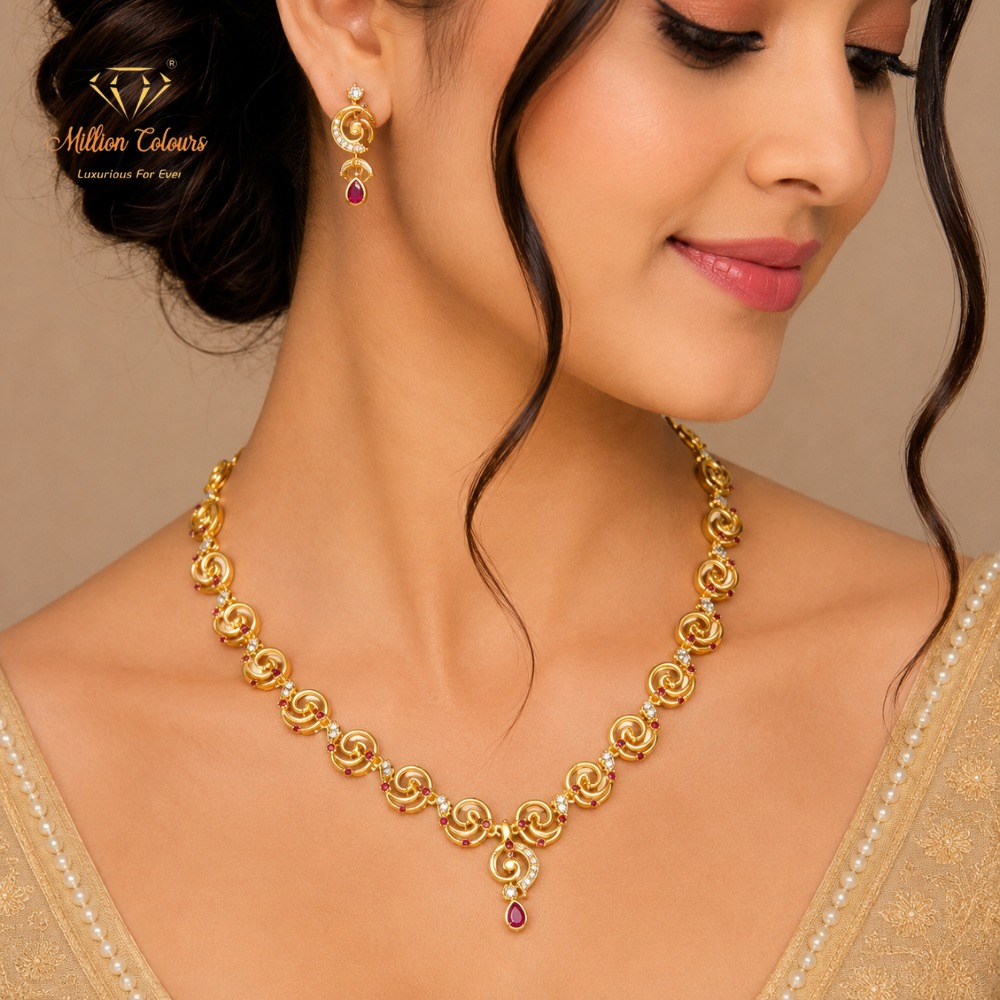 Faming Necklace For Womens By Million Colours