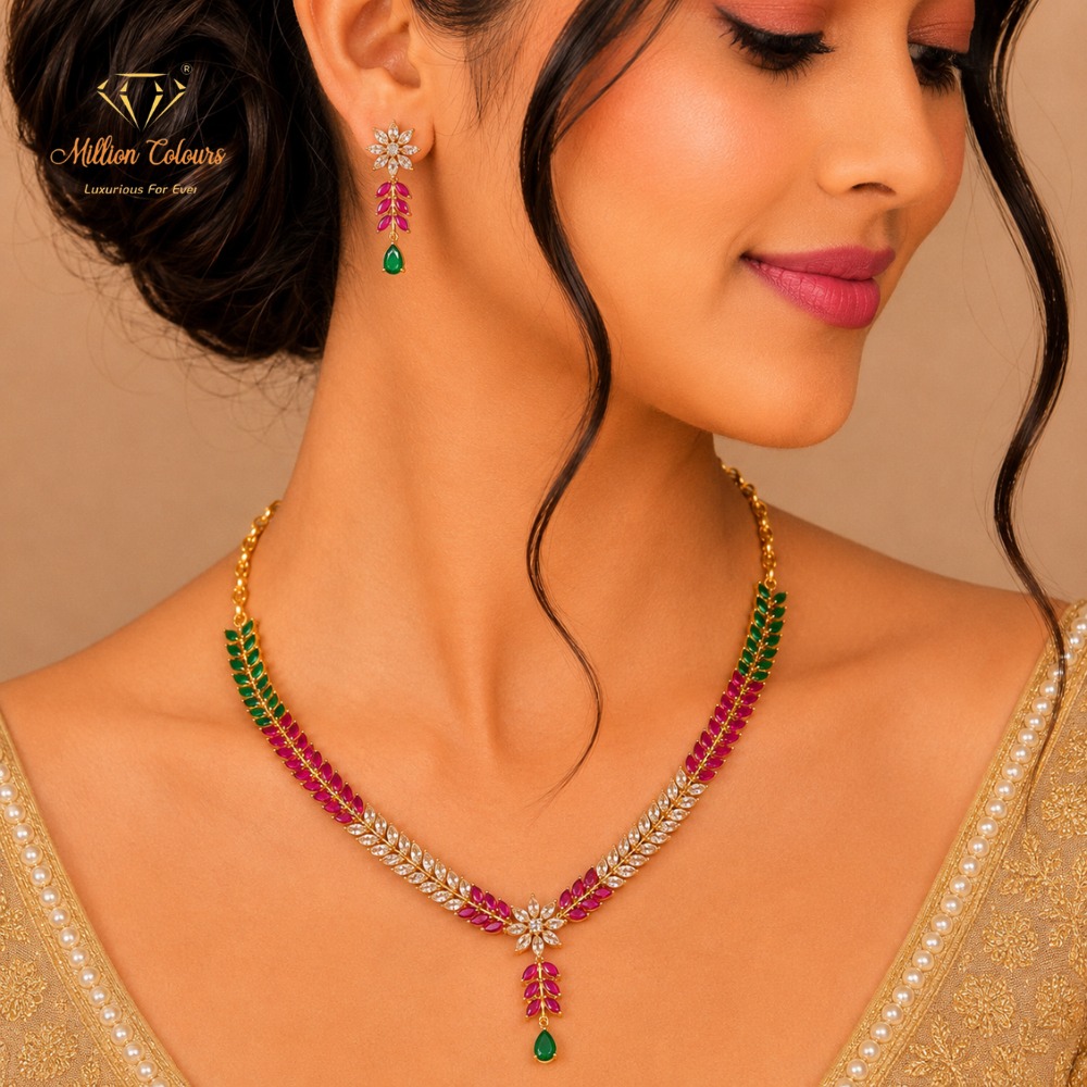Faming Necklace For Womens By Million Colours