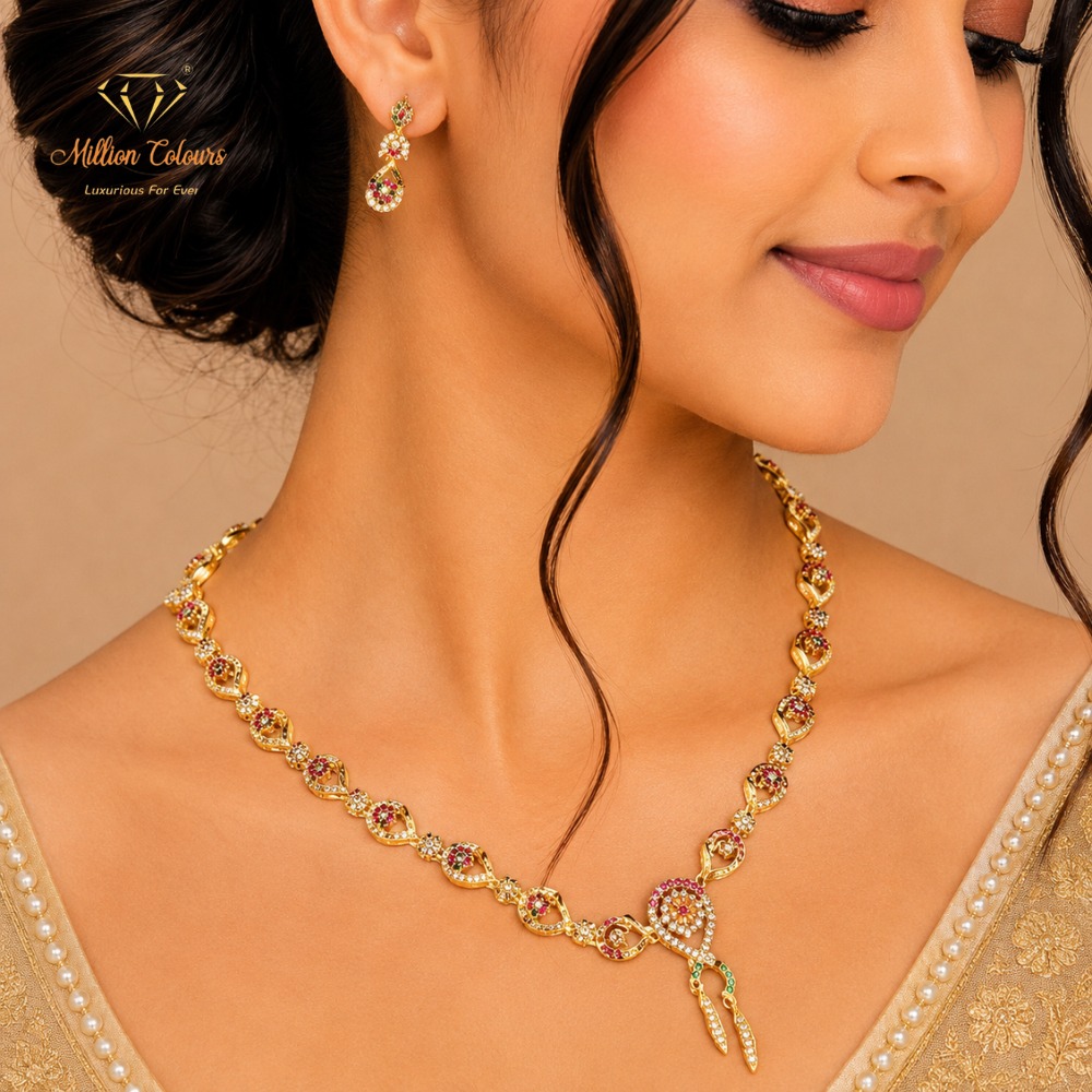 Faming Necklace For Womens By Million Colours