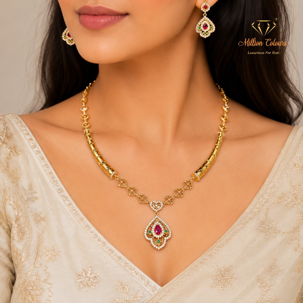 Faming Necklace For Womens By Million Colours