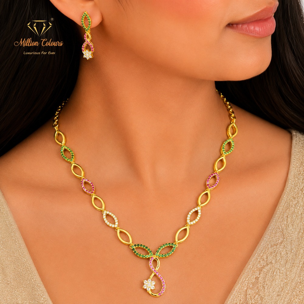 Faming Necklace For Womens By Million Colours