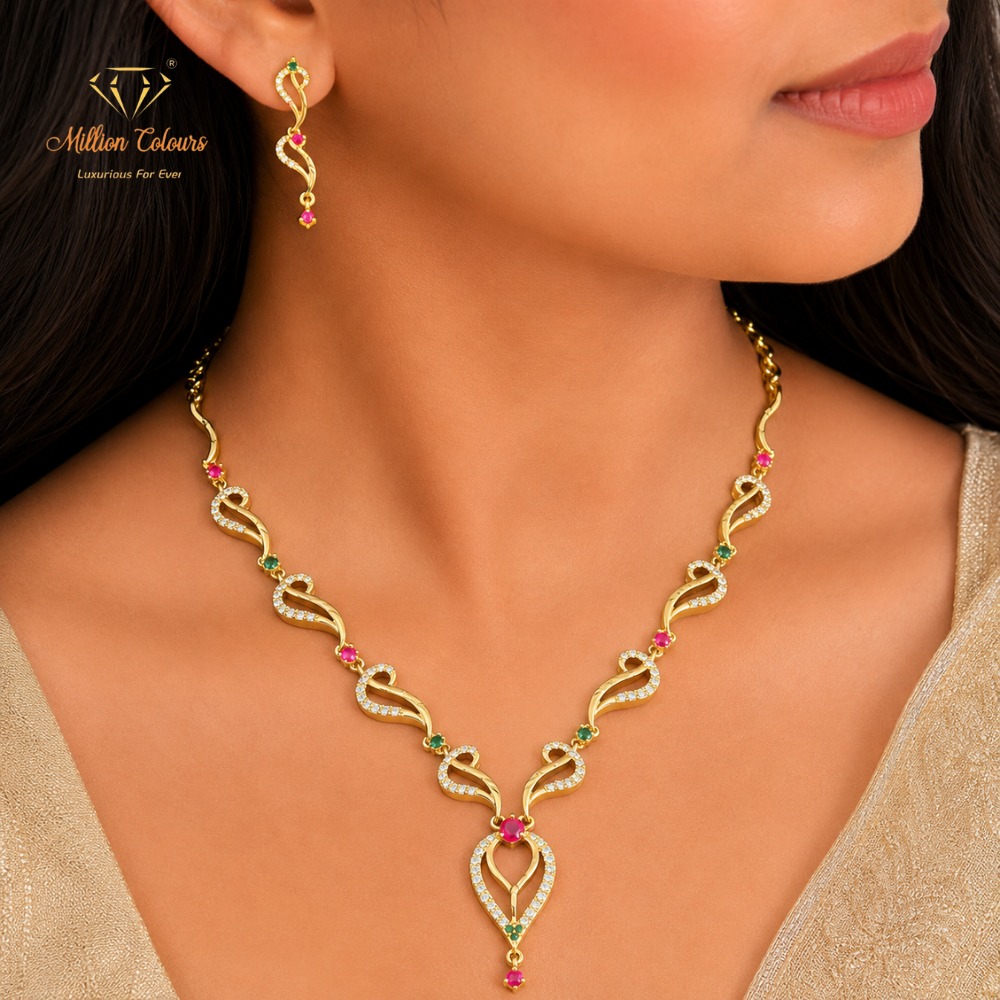 Faming Necklace For Womens By Million Colours